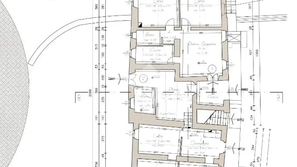 Plan - Restored Rustico with Garden in Serramazzoni