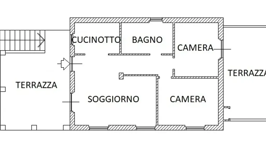 Plaan - Attico with Panoramic View in Avegno