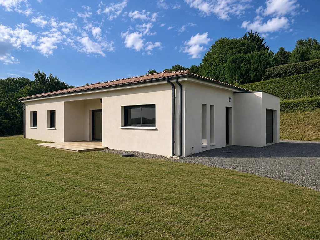 Välivaade - New Villa with Pyrenees View in Miramont d'Astarac