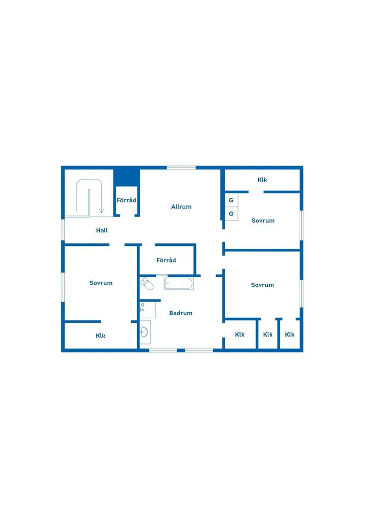 Plan - Generous Family Home with Development Potential in Tyringe