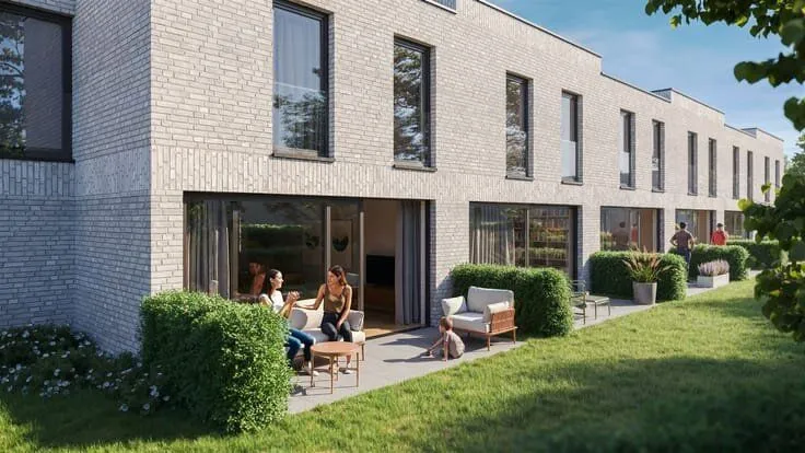 New Flat with Terrace in Edegem