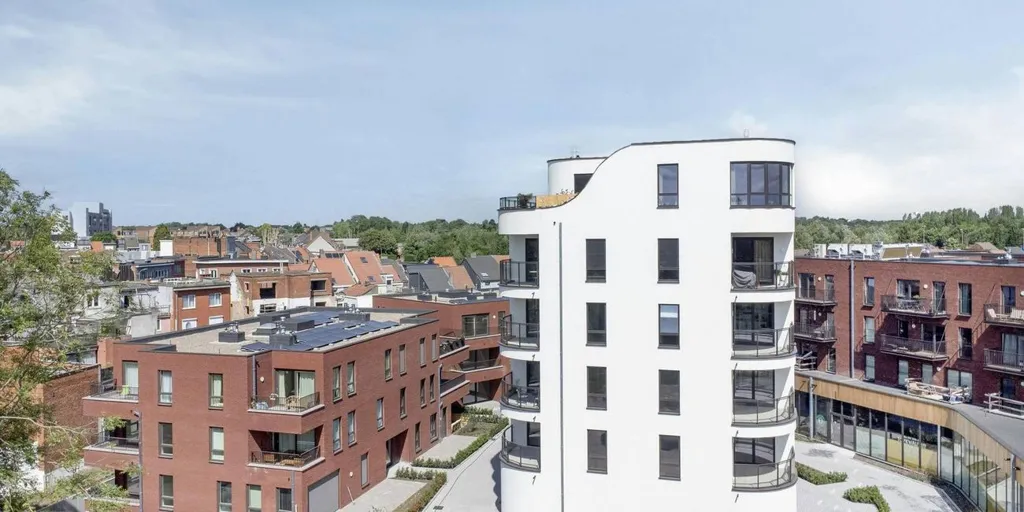 Vue aérienne - Appartement avec vue parc à Boom