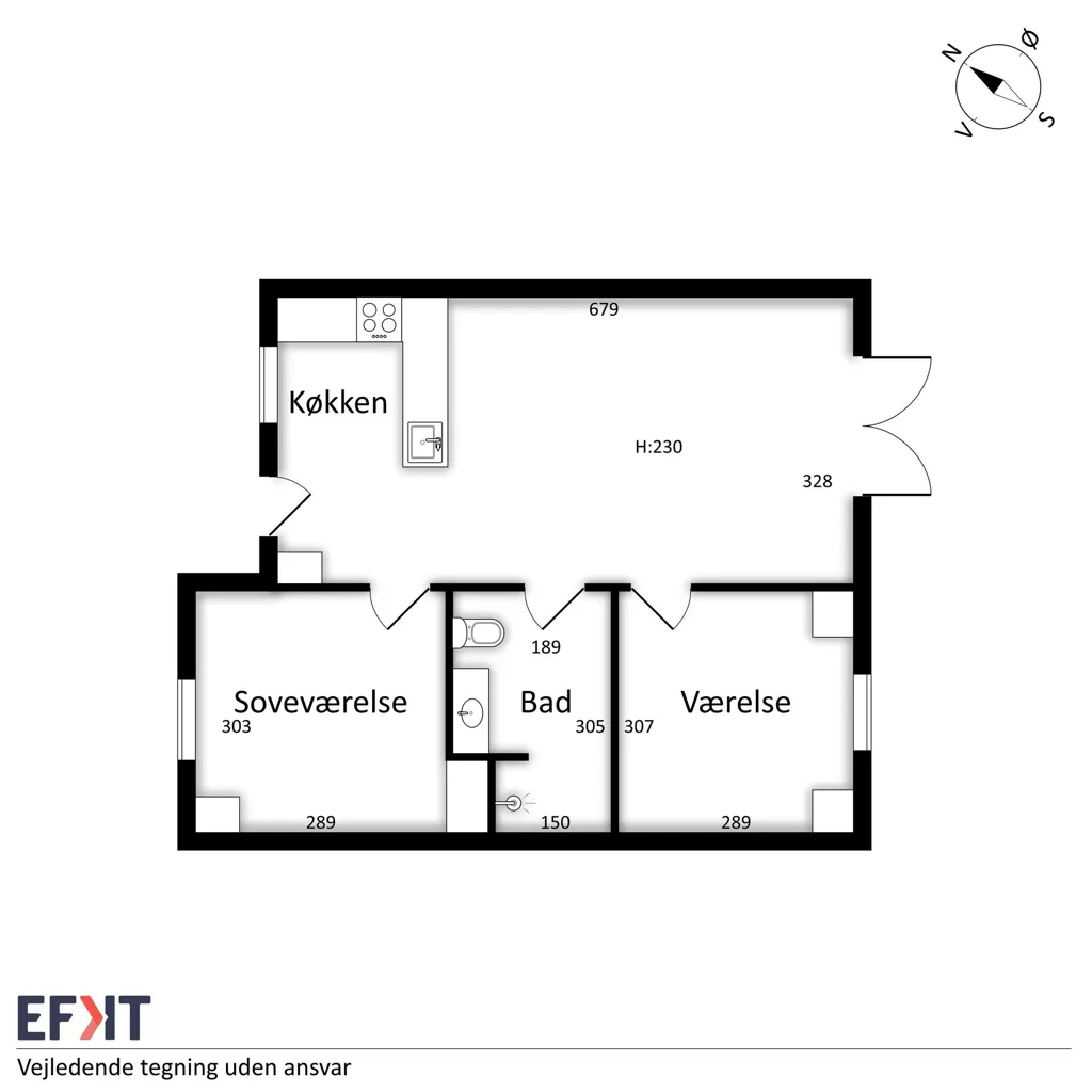Maison 3 pièces à Hals