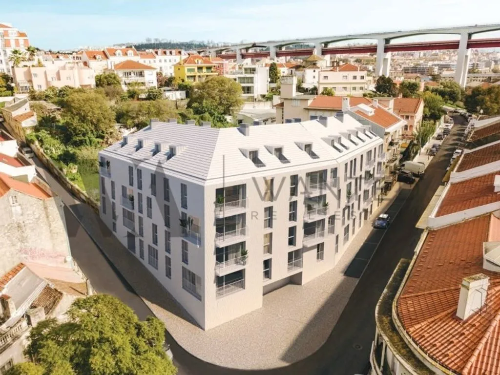 Vue aérienne - Luxury Flat with River View in Alcantara, Lisbon