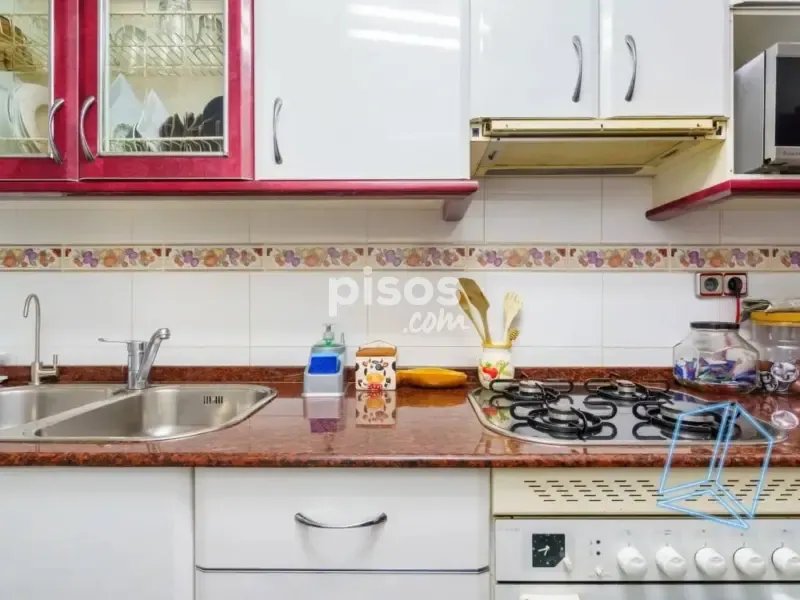 Köök - Ground Floor Flat with Balcony in Gavà