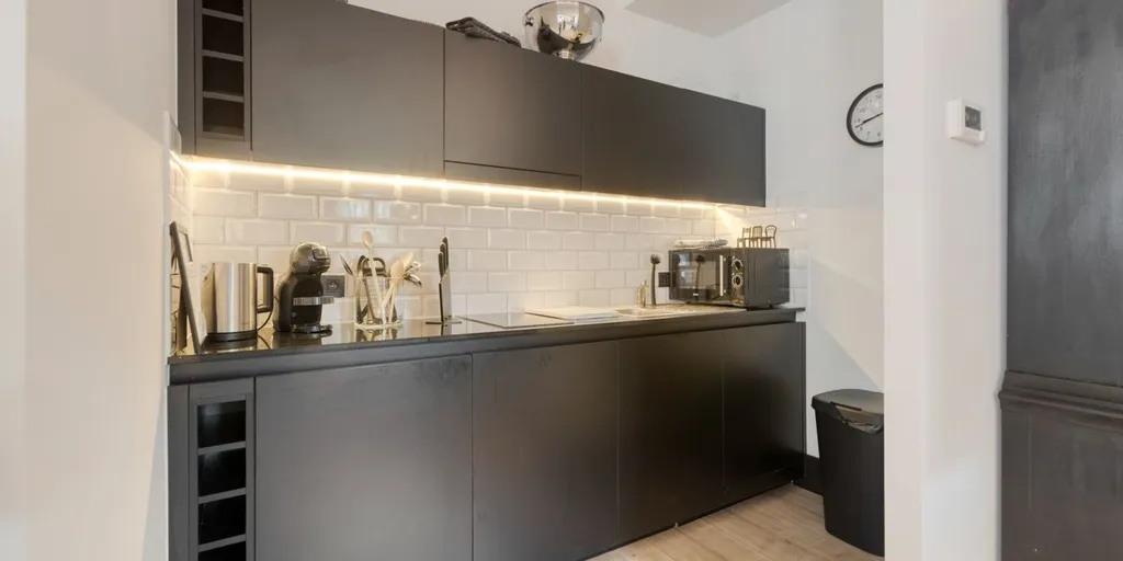 Kitchen - Characterful Flat with Impressive Interior in Oud-Rekem