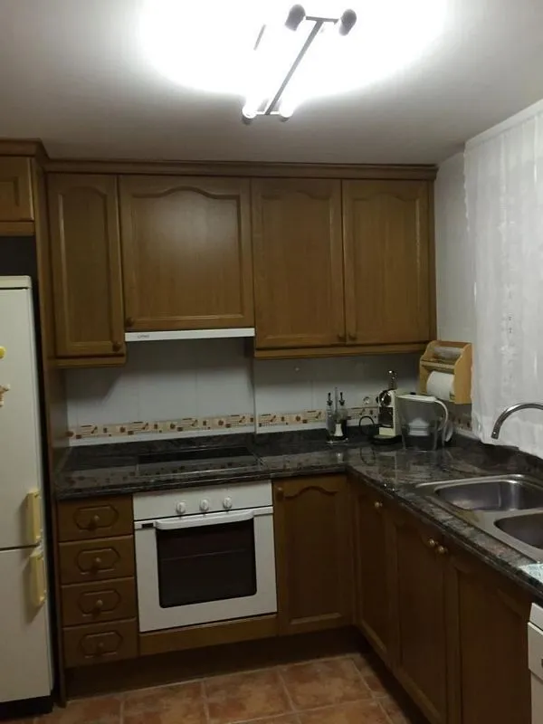 Köök - Semi-detached Chalet with Pool in La Platja-Ben Afeli