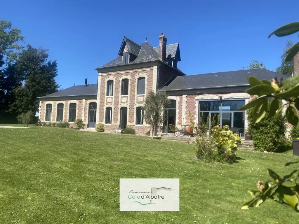 Extérieur - Maison de Brique avec Piscine près de Veules-les-Roses