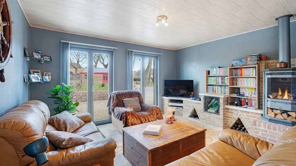 Living Room - Bungalow-Villa with Pool in Lissewege