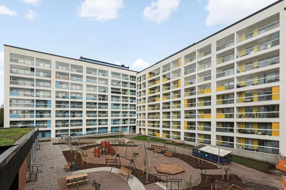 Õhuvaade - Modern Flat with Glazed Balcony in Kilo, Espoo