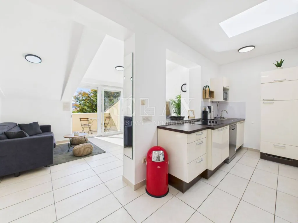 Köök - Apartment with Sea View in Crikvenica Centre
