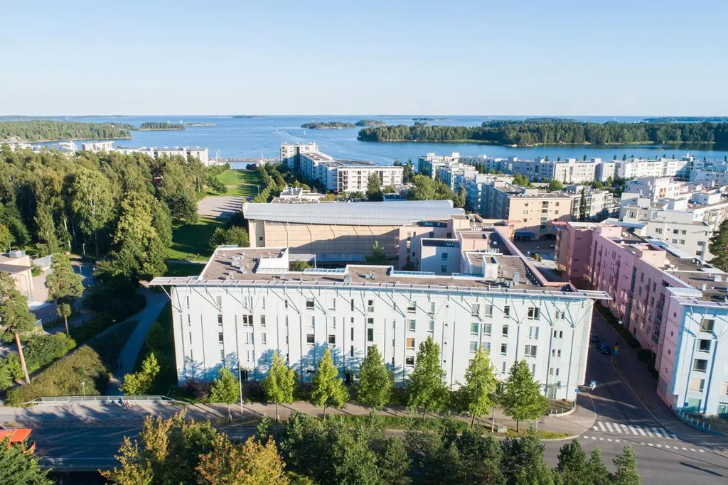 Vue aérienne - Five-Bedroom Apartment with Sauna in Vuosaari