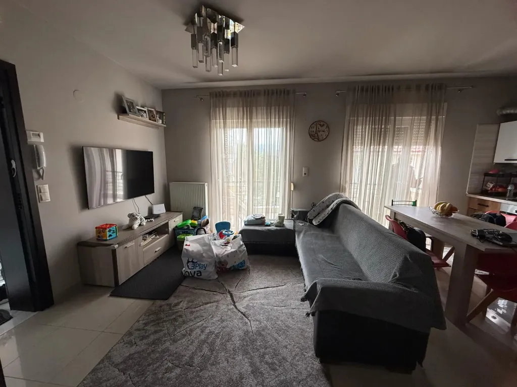 Séjour - Functional Flat with Private Parking in Kavala