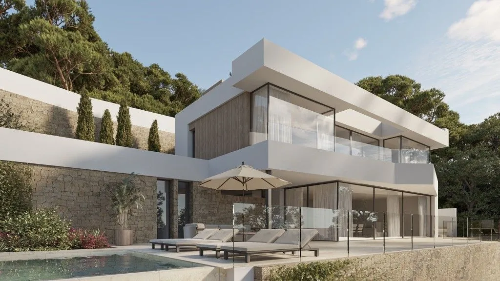 Piscine - Luxury Villa with Sea View in Calpe