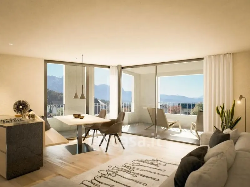 Séjour - Modern 3-Bed Flat with Garden in Renon