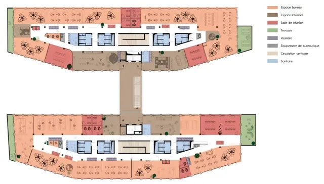 Plan - Ensemble de Bureaux et Hôtel à Luxembourg-Centre Ville