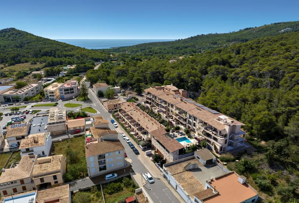 Aerial - Luxury Apartment with Sea View in Capdepera