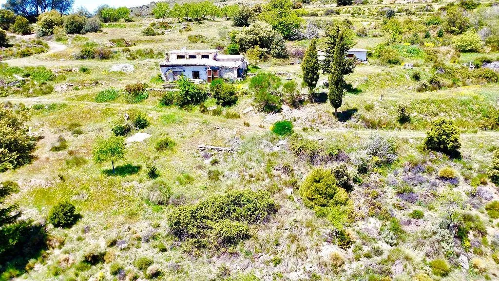 Õhuvaade - Rustic Finca with Water Source in Sierra de Júbar