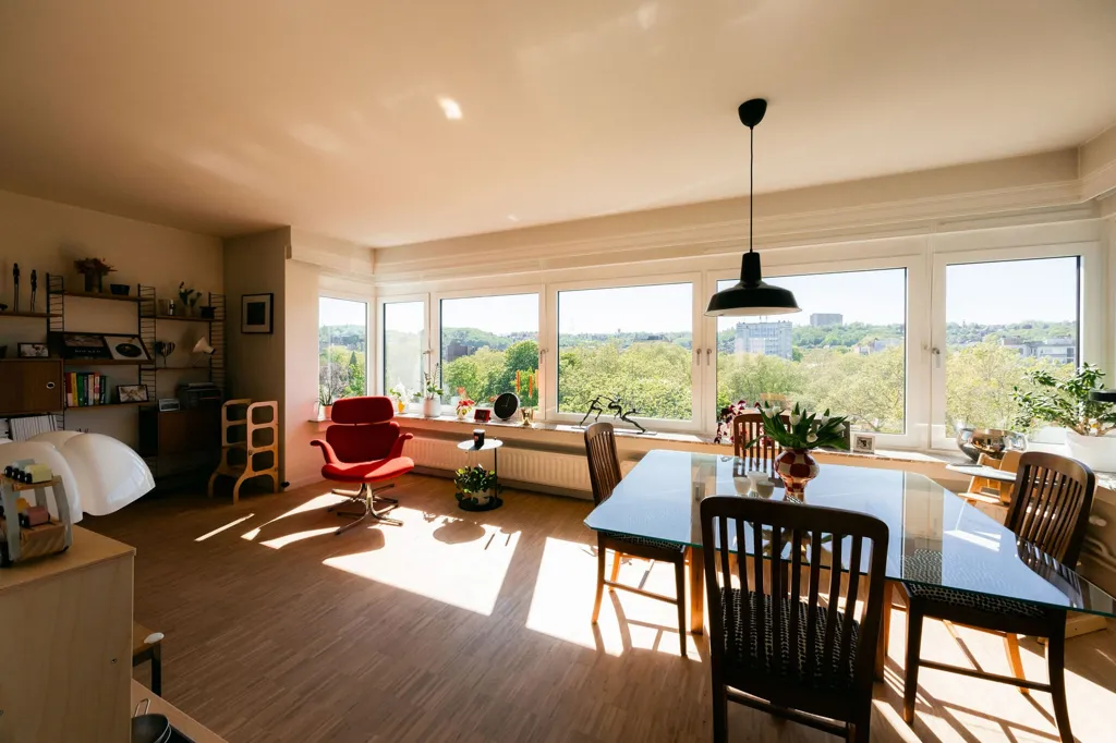 Sala da pranzo - Apartment with Park View in Liège
