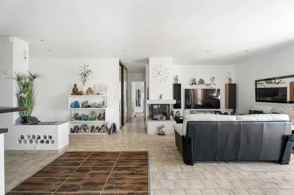 Séjour - Villa avec Piscine à Bois Fleuri, Biot
