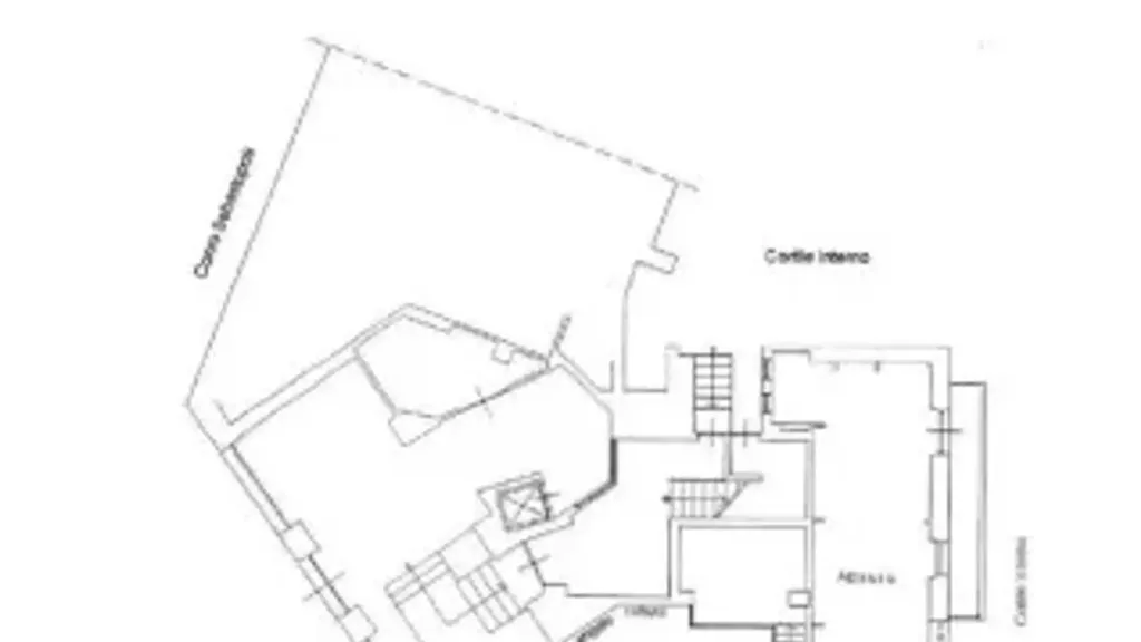 Plan - Modern Loft with Ascender in Santa Rita, Turin