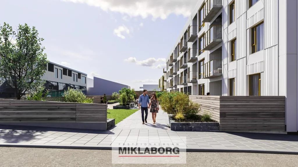 New Flat with Balcony in Hafnarbraut