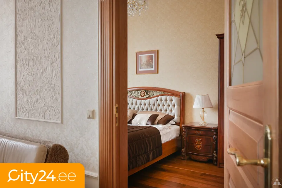 Camere da letto - Historic Apartment with Park View in Riga Centre