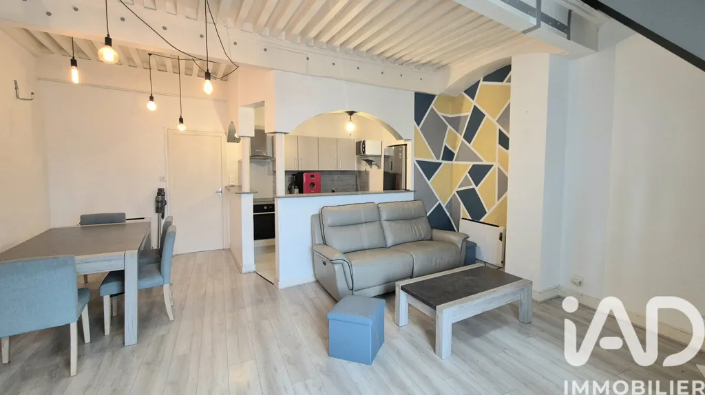 Séjour - Appartement Duplex en Hypercentre à Saint-Galmier
