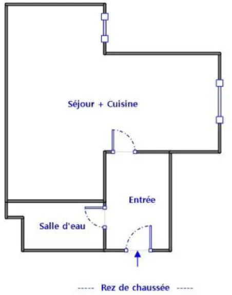 Planimetria - Studio with Parking in Franconville