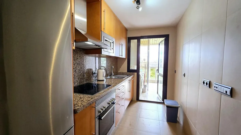 Kitchen - Beachfront Apartment with Sea Views in Manilva