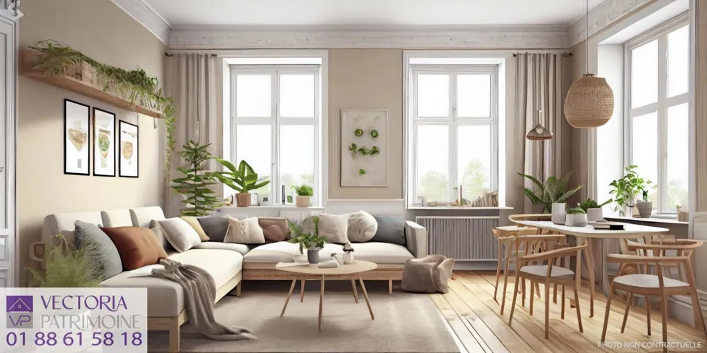 Séjour - Appartement Neuf avec Terrasse à Thiais