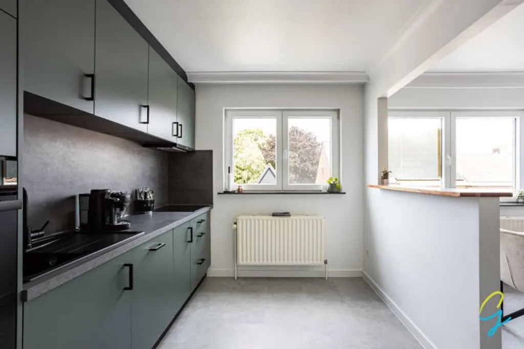 Köök - Flat with Terrace in Lokeren