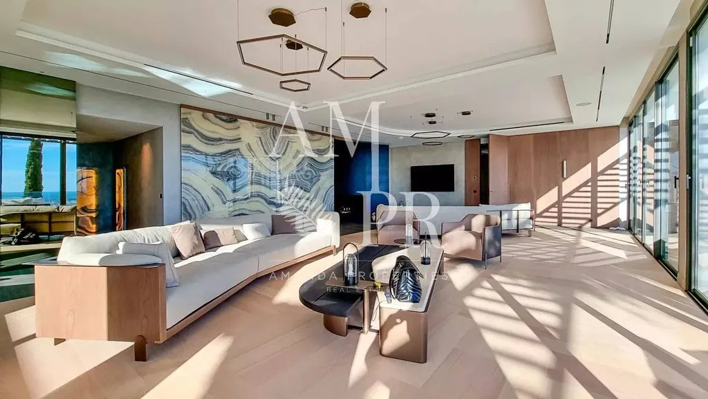 Séjour - Villa Luxe avec Vue Mer à Cannes