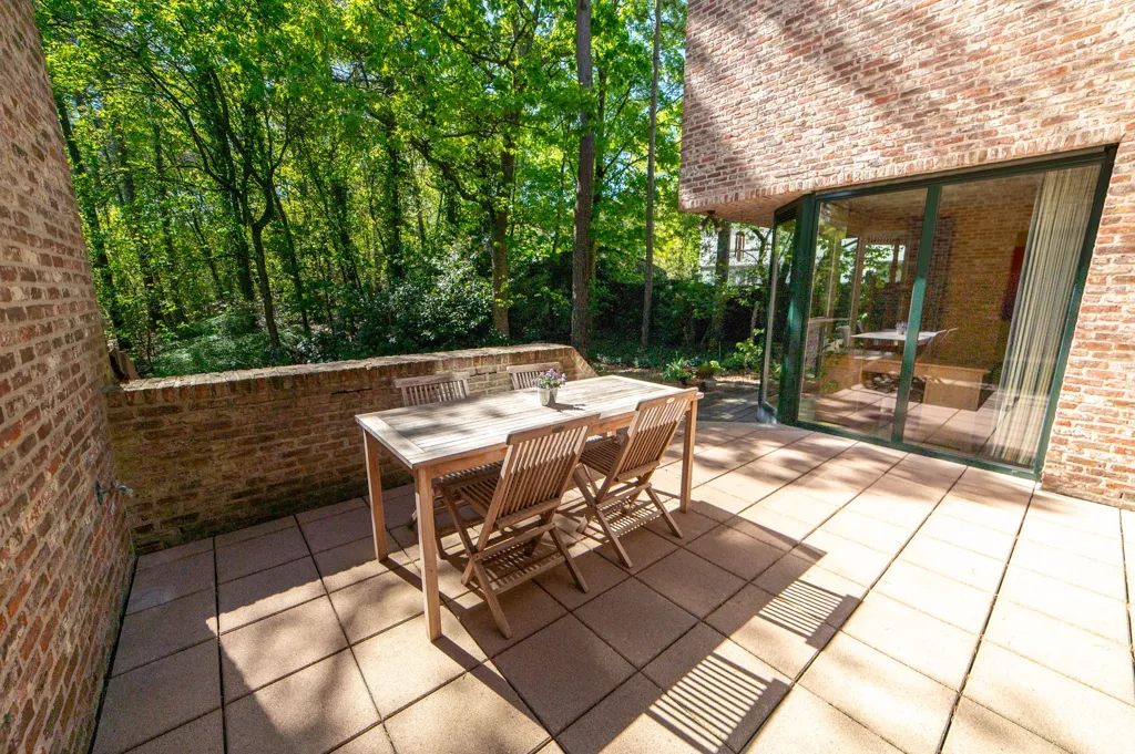 Terrass - Villa with Woodland View in Lichtaart
