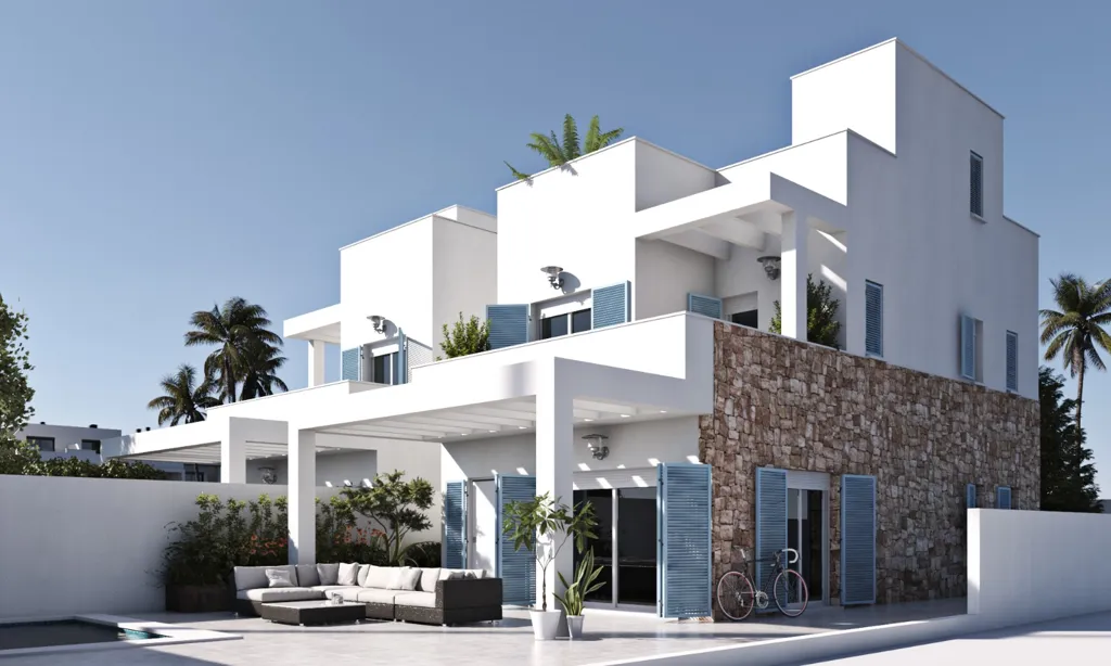 Exterior - Villa with Pool and Sea View in Torre de la Horadada