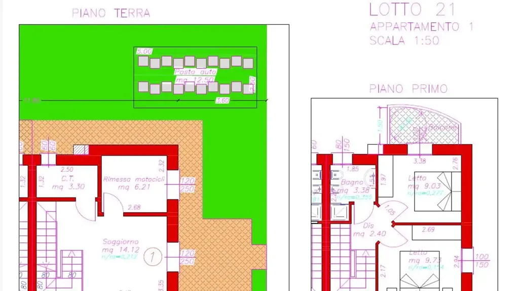 Plaan - Newly Constructed Villa with Sea View in Ravenna