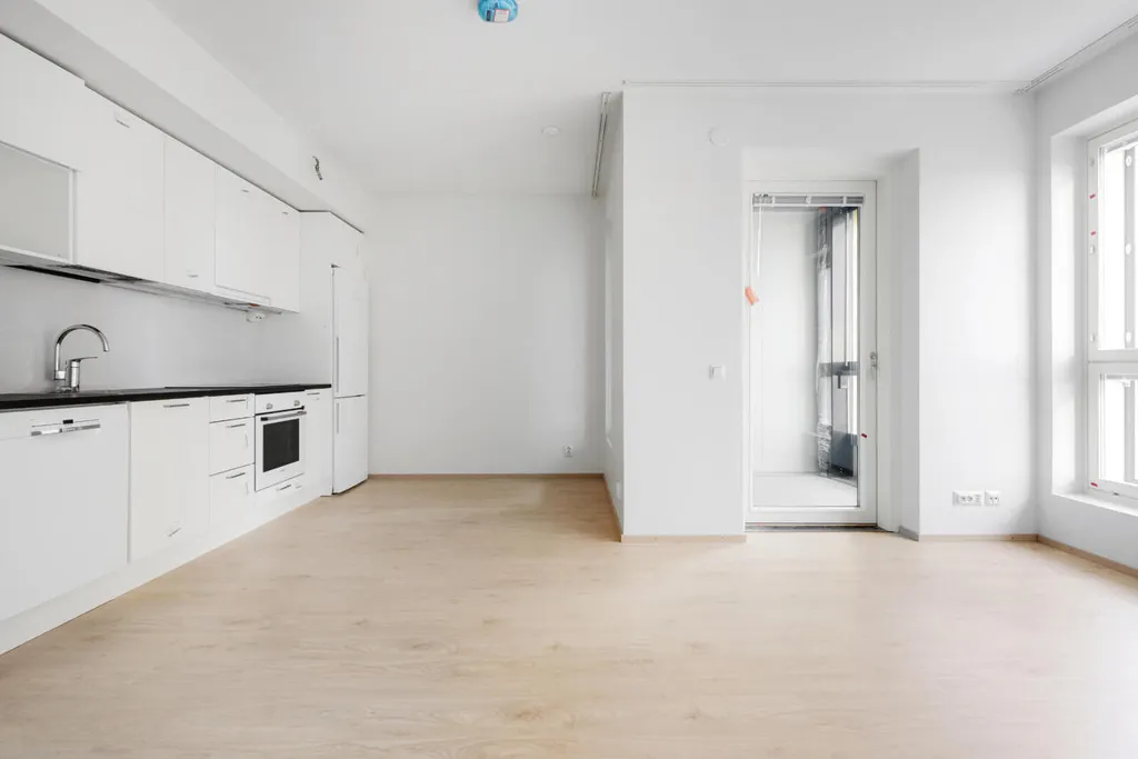 Köök - Modern Flat with Balcony in Vuosaari, Helsinki