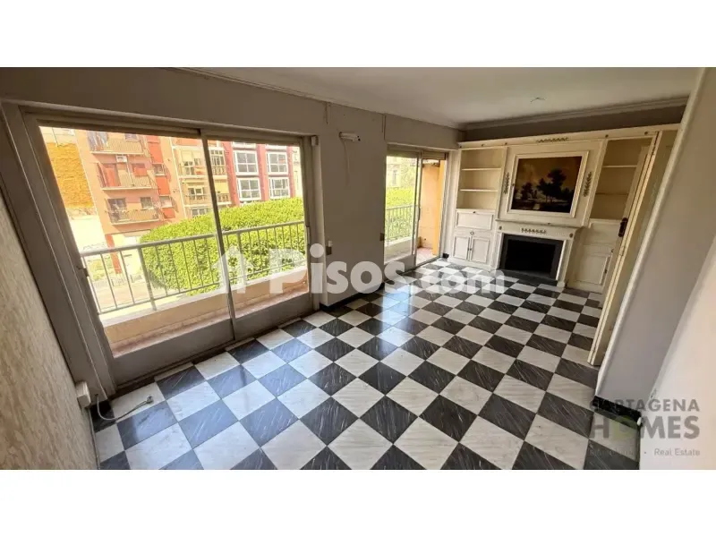 Living Room - Classic Flat with Balcony in Cartagena