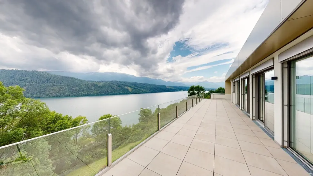 Terrasse - Penthouse with Lake View in Millstatt