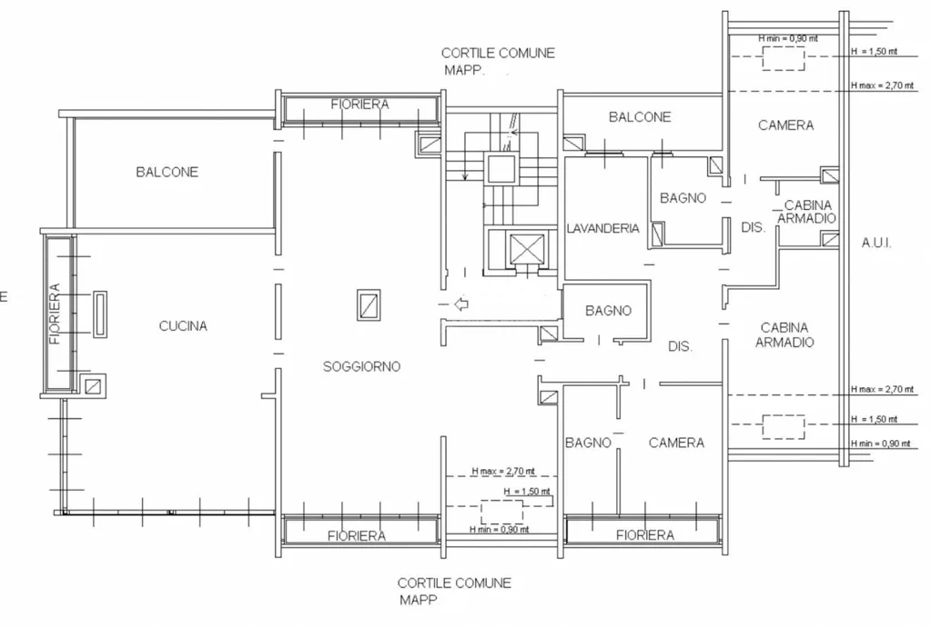 Penthouse with Pool in Basiglio, Milan