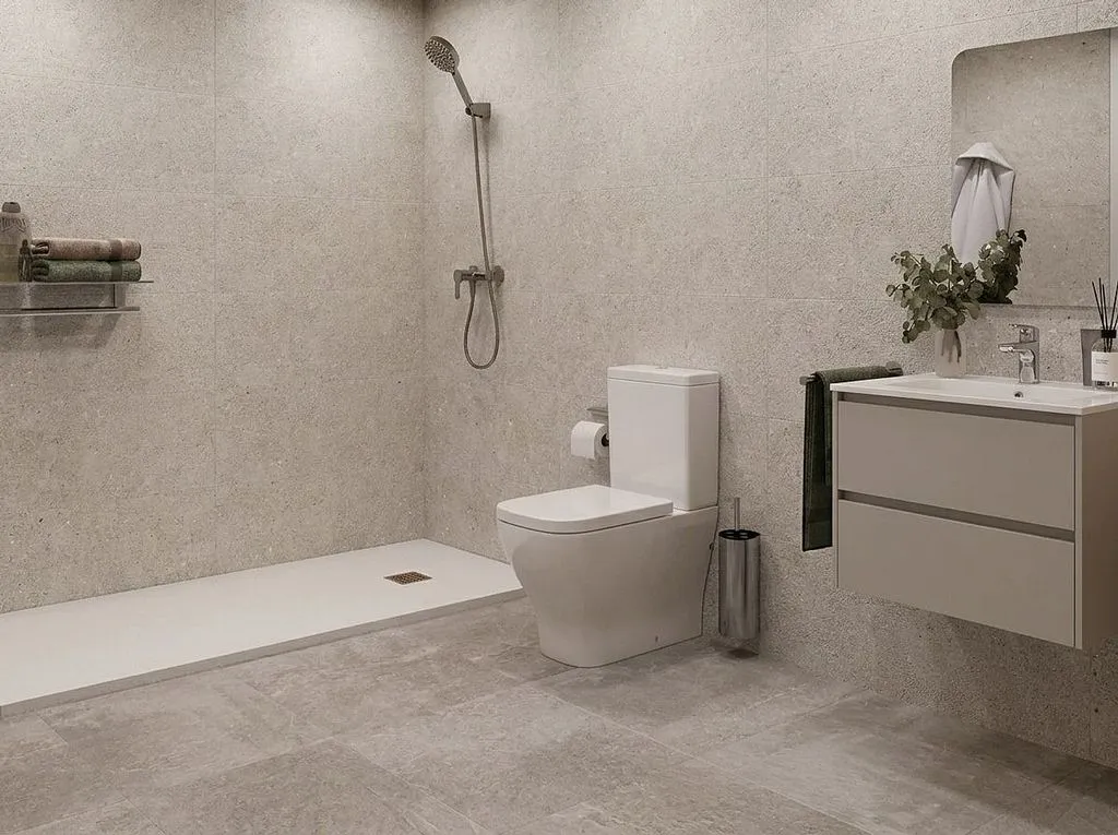 Bagni - New Apartment with Pool in Burriana