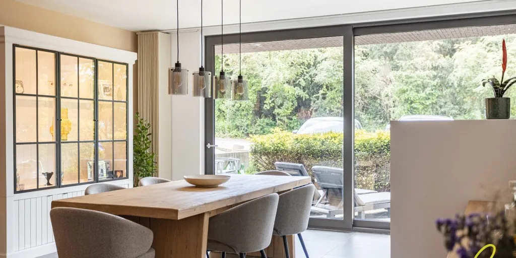 Salle à manger - Appartement avec 2 Terrasses à Onkerzele