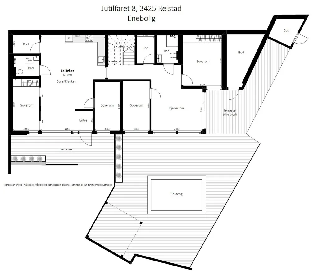 Plan - Modern Villa with Pool in Lier