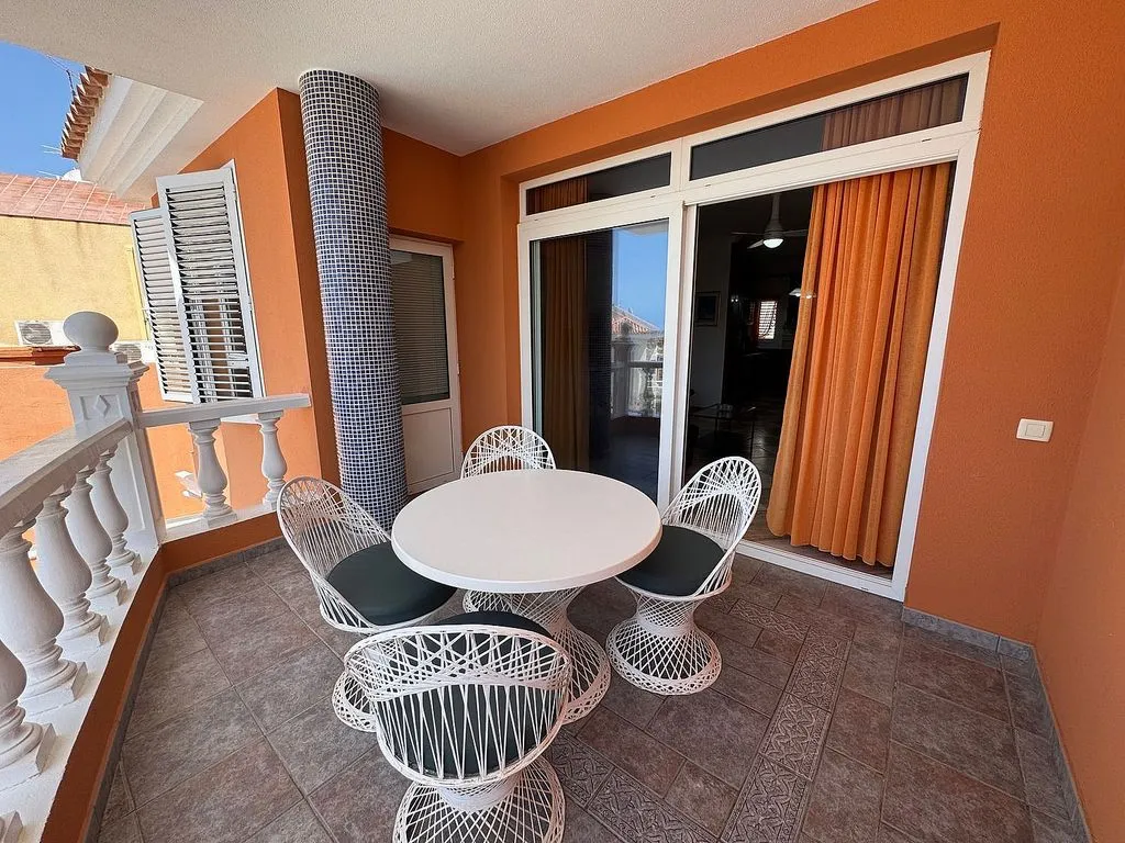 Terrace - Apartment with Pool and Terrace in Arguineguín