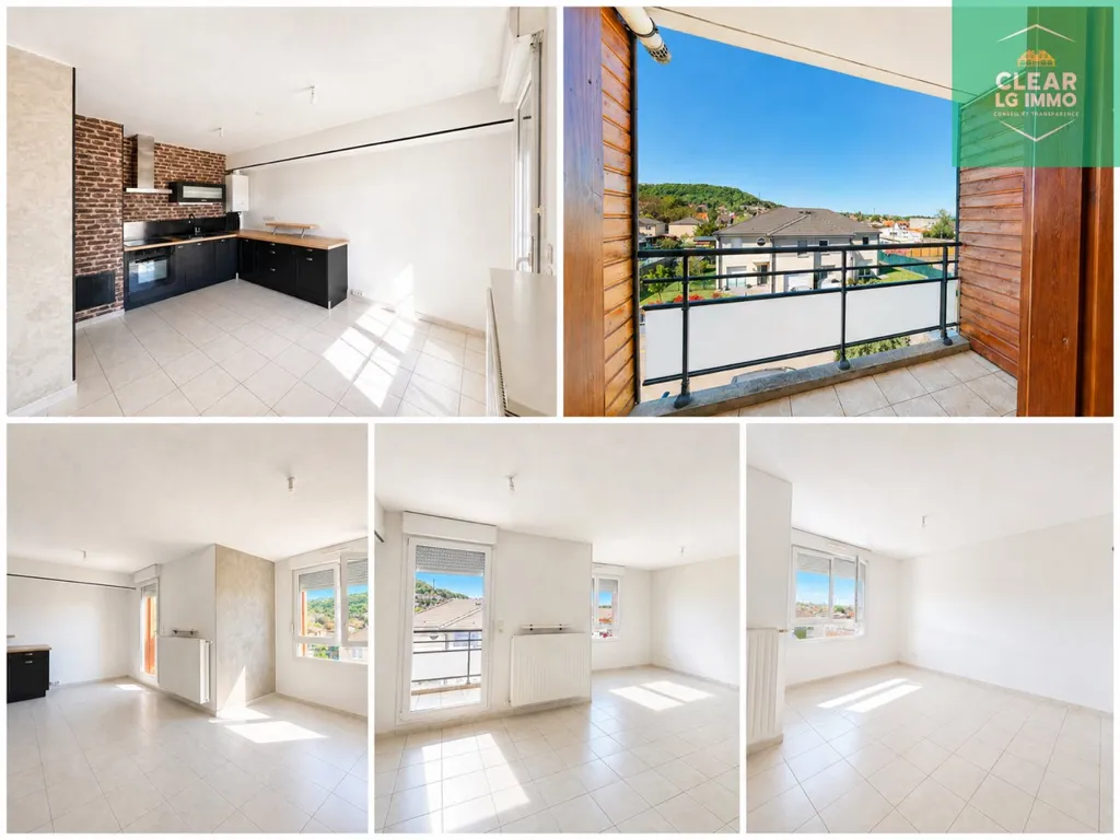 Balcony - Charming 2-Bed Flat with Balcony in Fameck