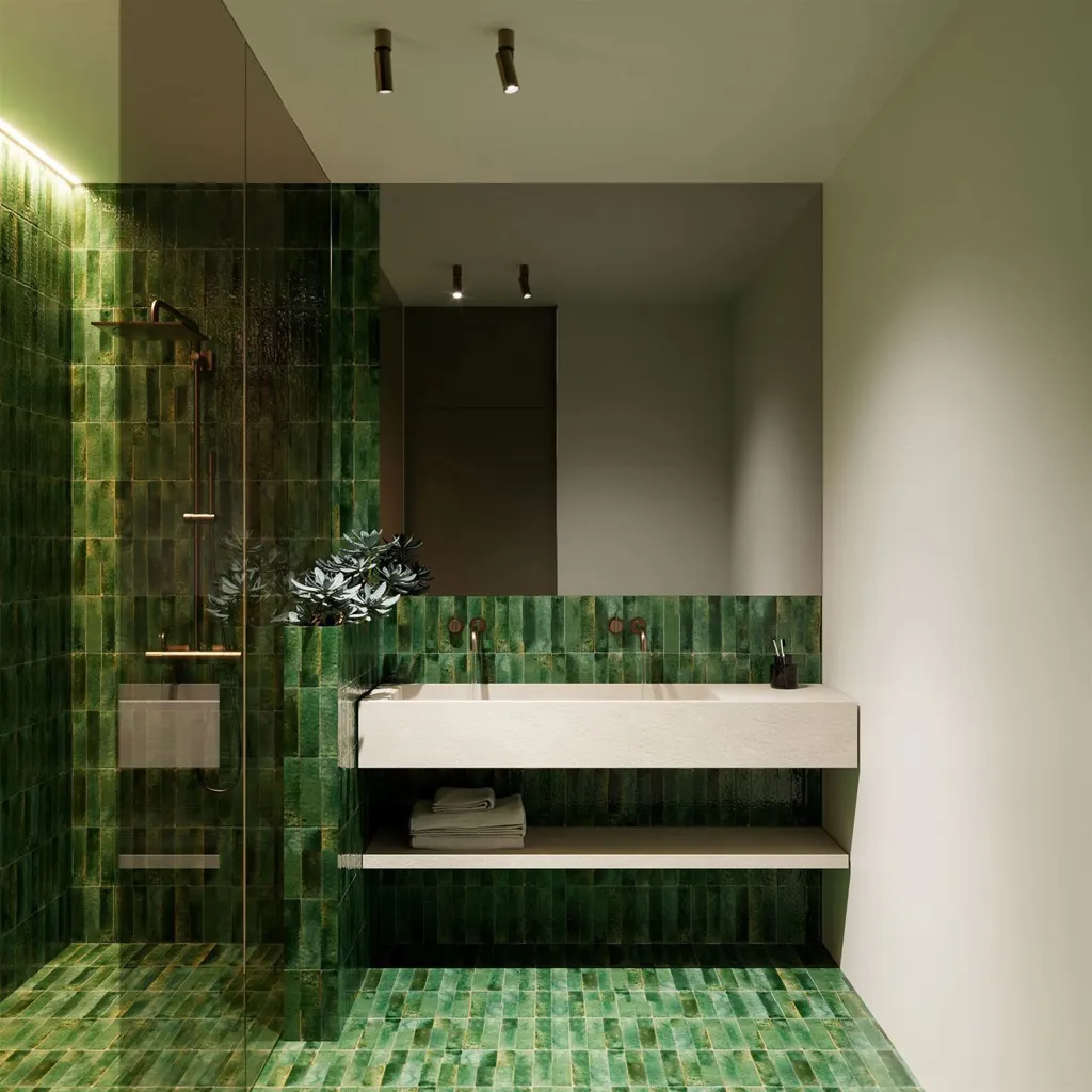 Salles de bain - Studio Duplex avec Cour Intérieure à Molenbeek-Saint-Jean