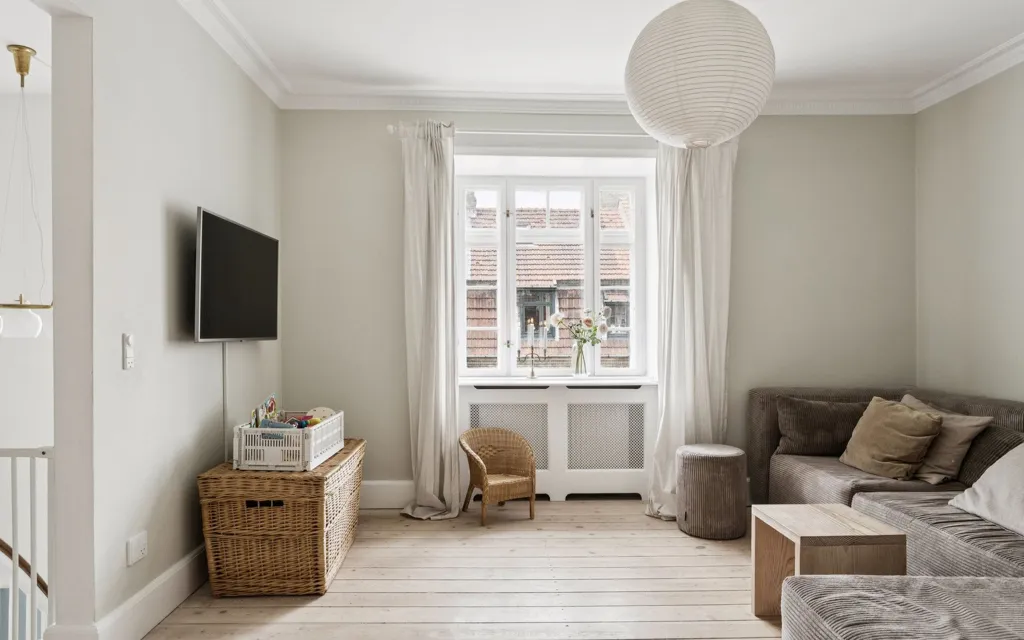 Séjour - Apartment with Historic Charm in Copenhagen Ø