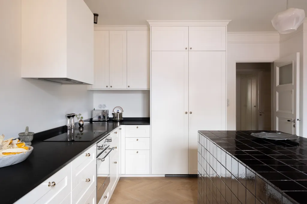 Cuisine - Renovated Flat with Library in Enskede