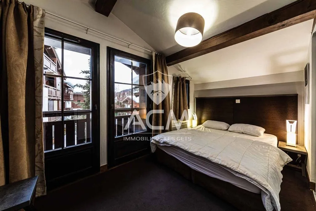 Chambres - Chalet Luxueux avec Vue Montagne à Les Gets