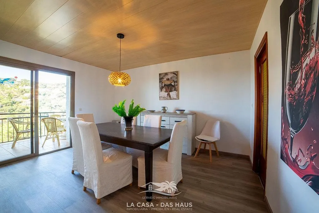 Salle à manger - Chalet with Sea View and Pool in Serra Brava